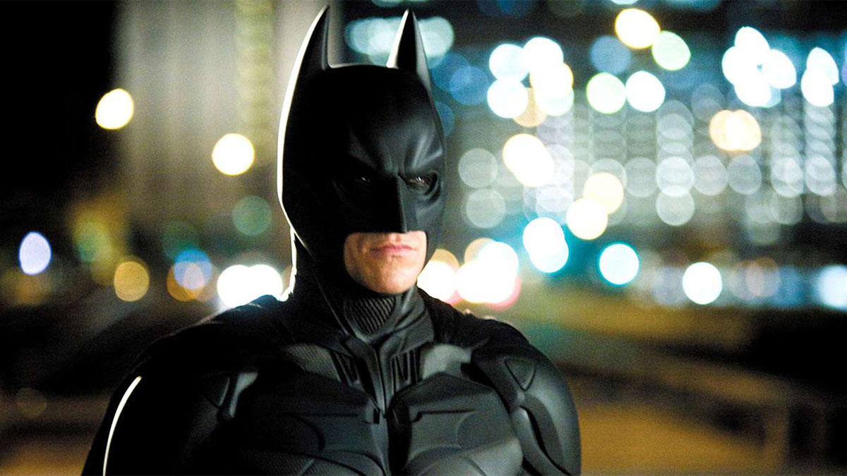Christian Bale em Batman Começa.
