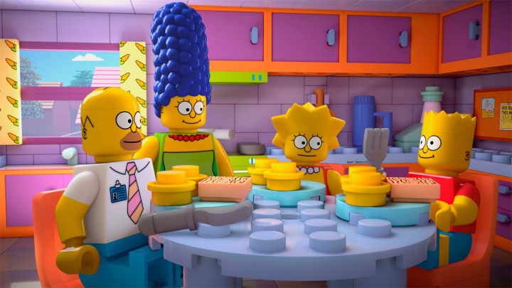 Los Simpson se vuelven LEGO en Brick Like Me.