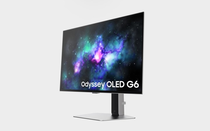 Samsung's Odyssey OLED G6 gaming monitor.
