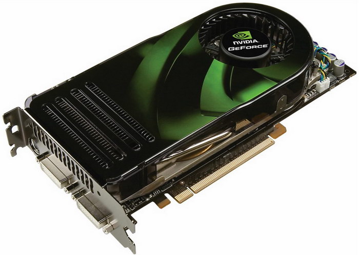 Tarjeta gráfica GeForce 8800 GTX de Nvidia.