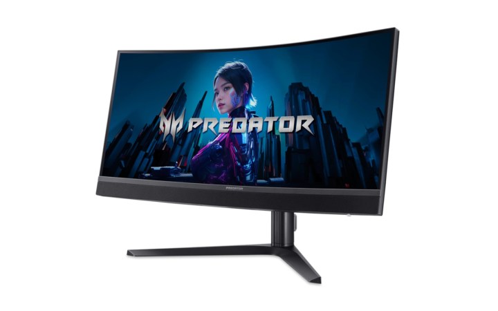 A rendering of the Predator X34 V3 on a white background.