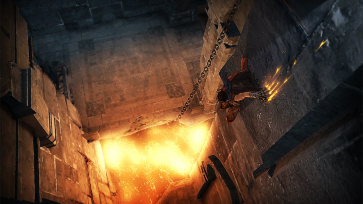 Platforming gameplay in 2008's Prince of Persia.