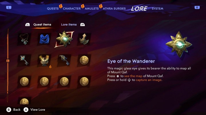 The Eye of the Wanderer lore from Prince of Persia: The Lost Crown.