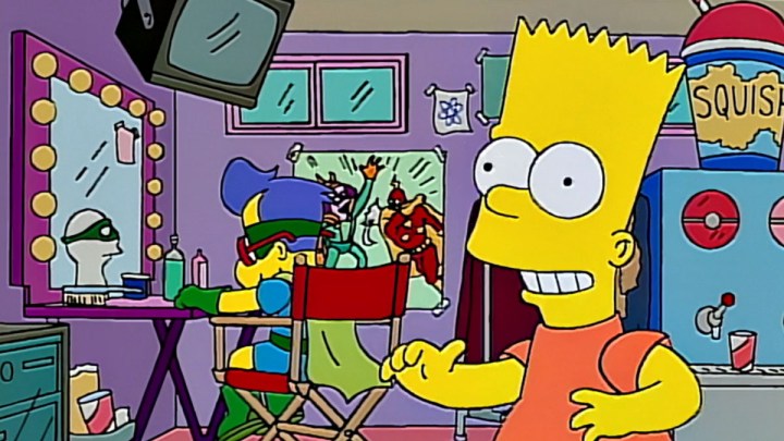Bart apprécie les atours de la célébrité.