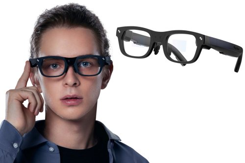 RayNeo X2 Lite AR glasses are slim and lightweight.