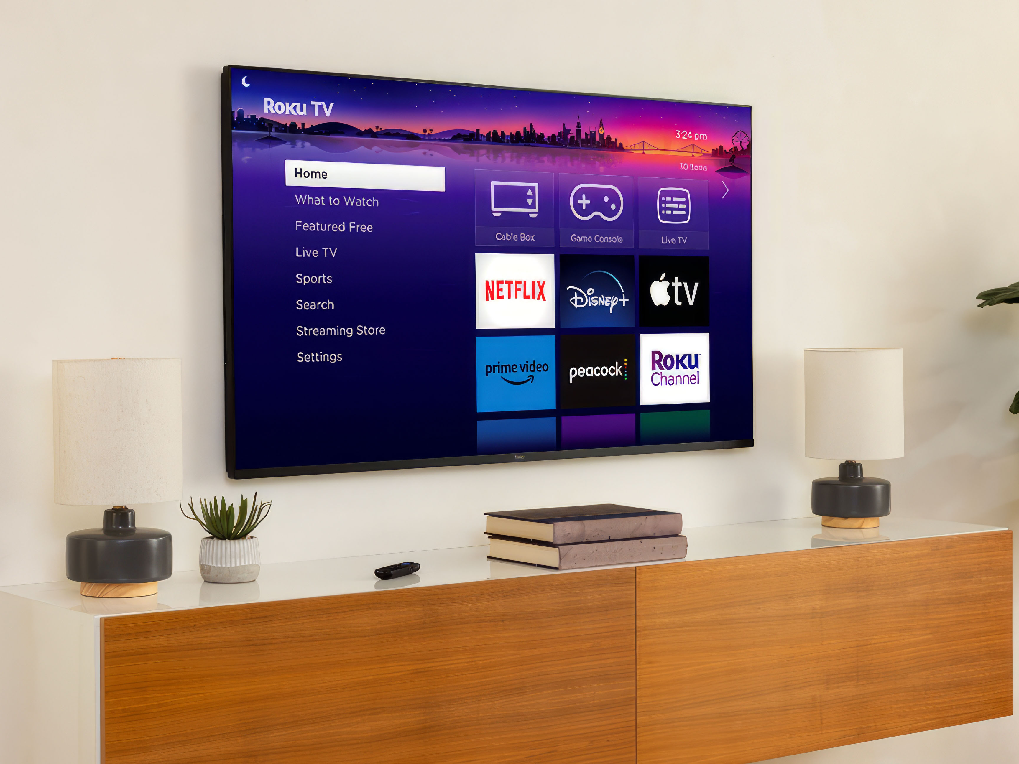 The Roku Pro Series television seen in a press image.