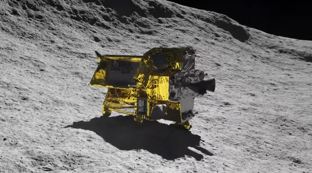 Japanese lander lands on the moon but suffers power glitch - Vimarsana News