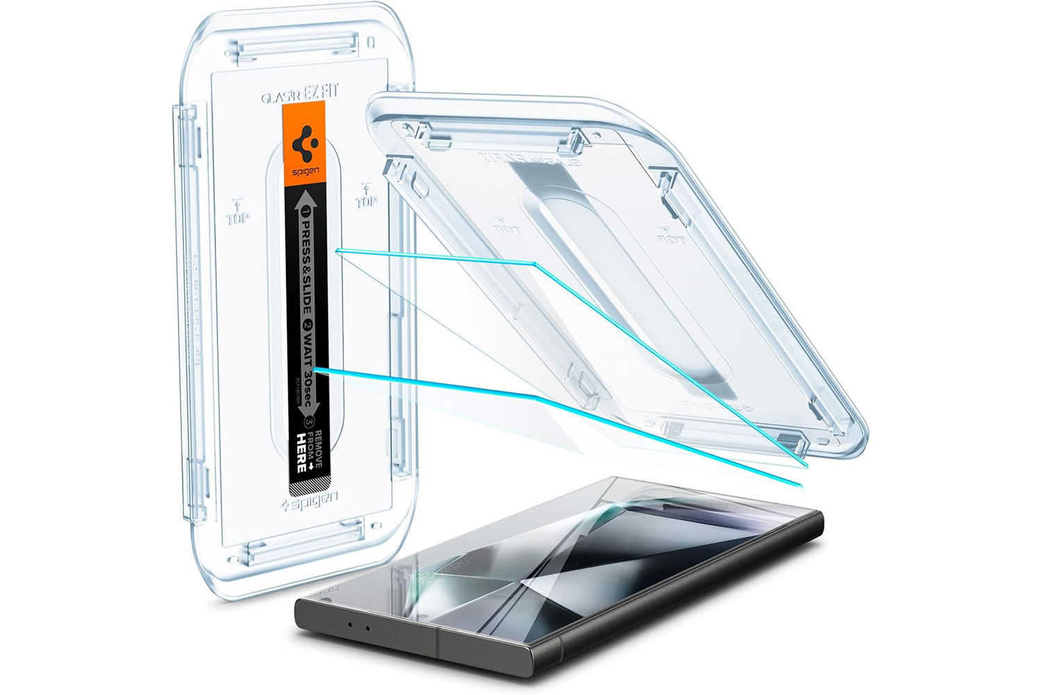 Spigen Tempered Glass Screen Protector for the S24 Ultra.