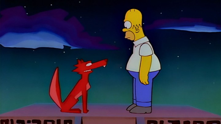 Homero y su espíritu coyote.