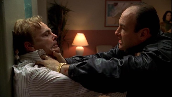 Joe Pantoliano and James Gandolfini in The Sopranos.