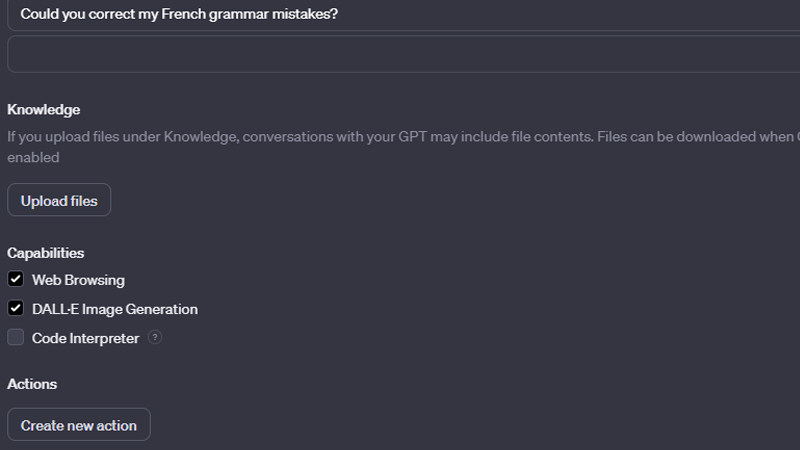 قابلیت‌های GPT سفارشی را در ChatGPT تغییر دهید.