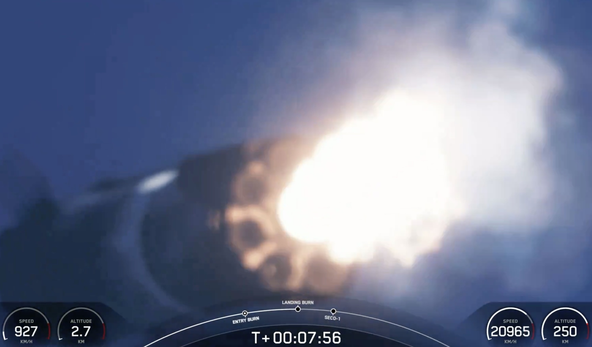 Dramatic SpaceX footage shows rocket booster landing - Vimarsana News