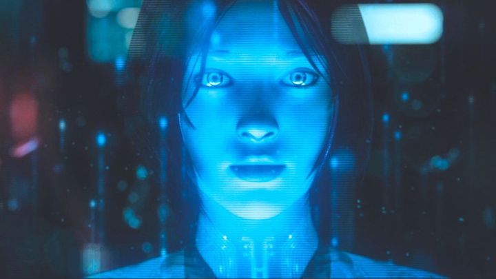 Cortana, the AI NPC from the Halo series.