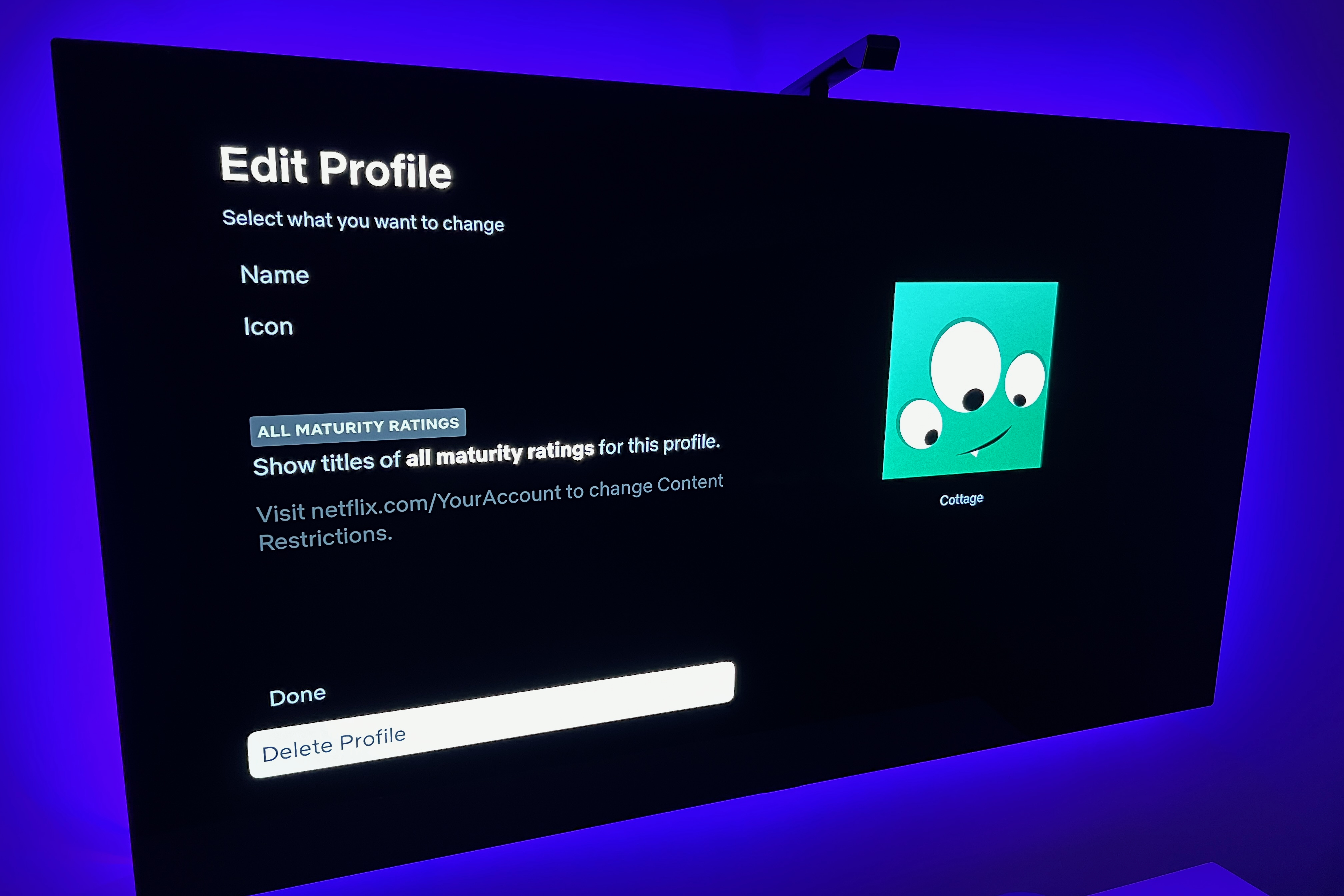 How to delete a Netflix profile on your TV.