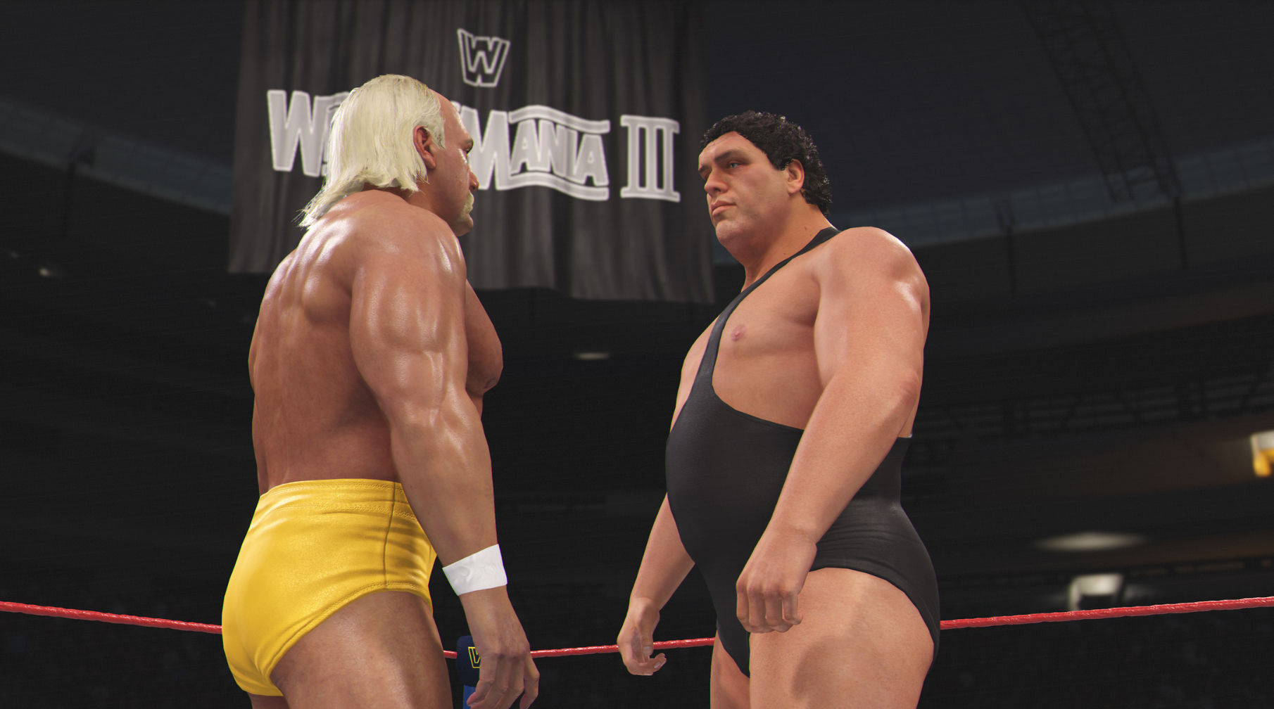 Hulk Hogan y Andre el Gigante se enfrentan en WWE 2K24.