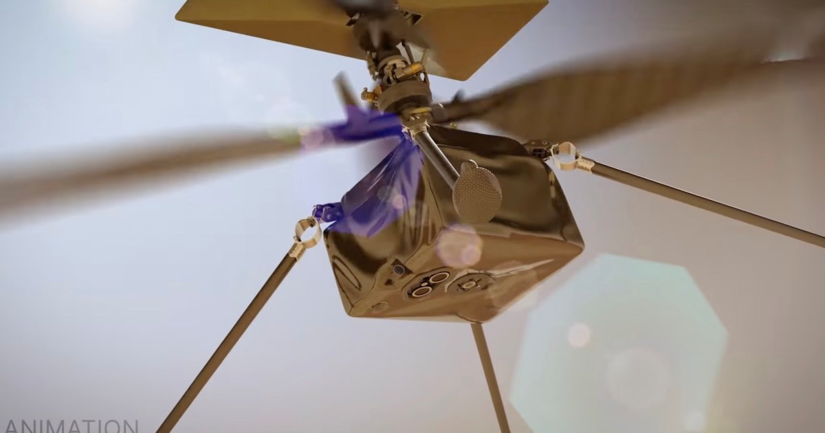 NASA-video laat zien hoe de Mars-helikopter tot het uiterste werd gedreven