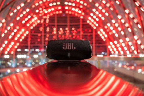 EMBARGOED IMAGE – The JBL Xtreme 4 portable Bluetooth speaker.
