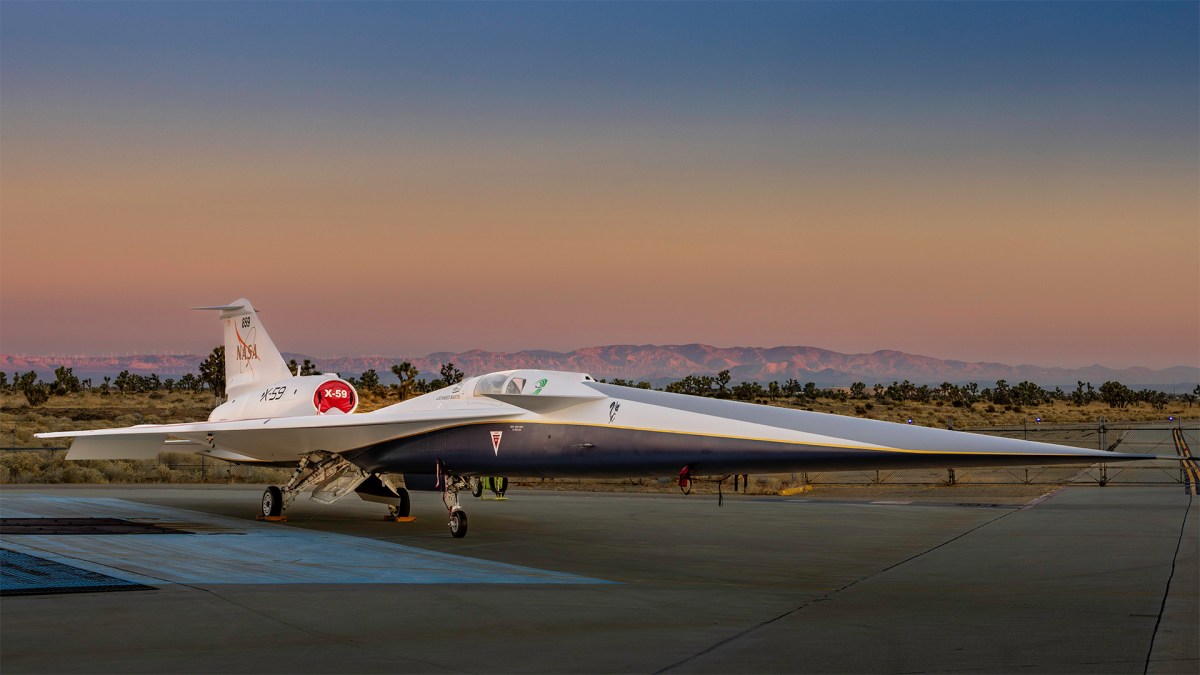 NASA shows off its quiet supersonic aircraft, the X-59 - Vimarsana News