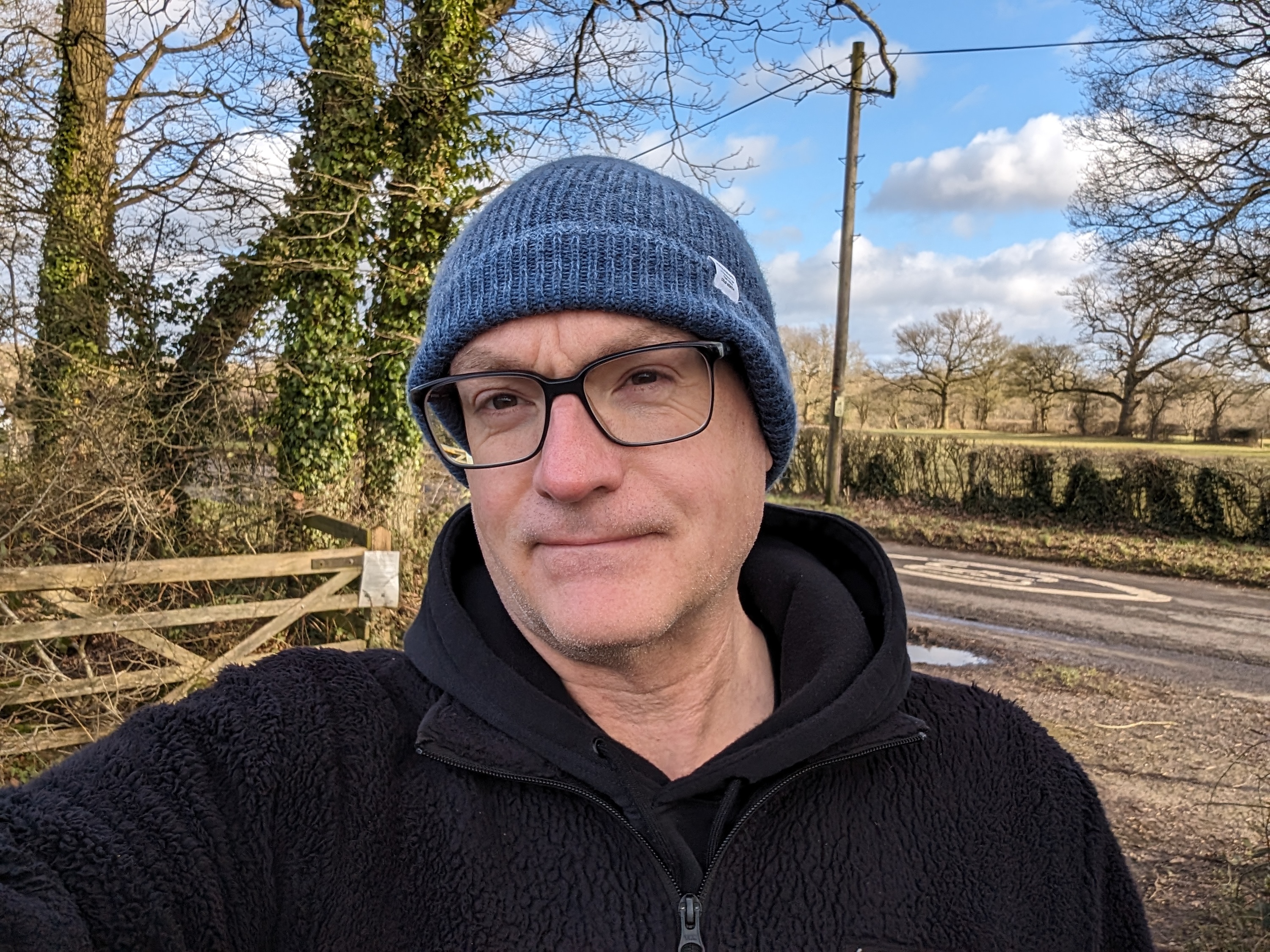 A photo taken with the Google Pixel 8's selfie camera