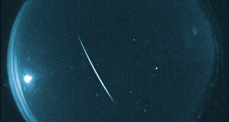 Una imagen de la lluvia de meteoros de las Cuadrántidas.