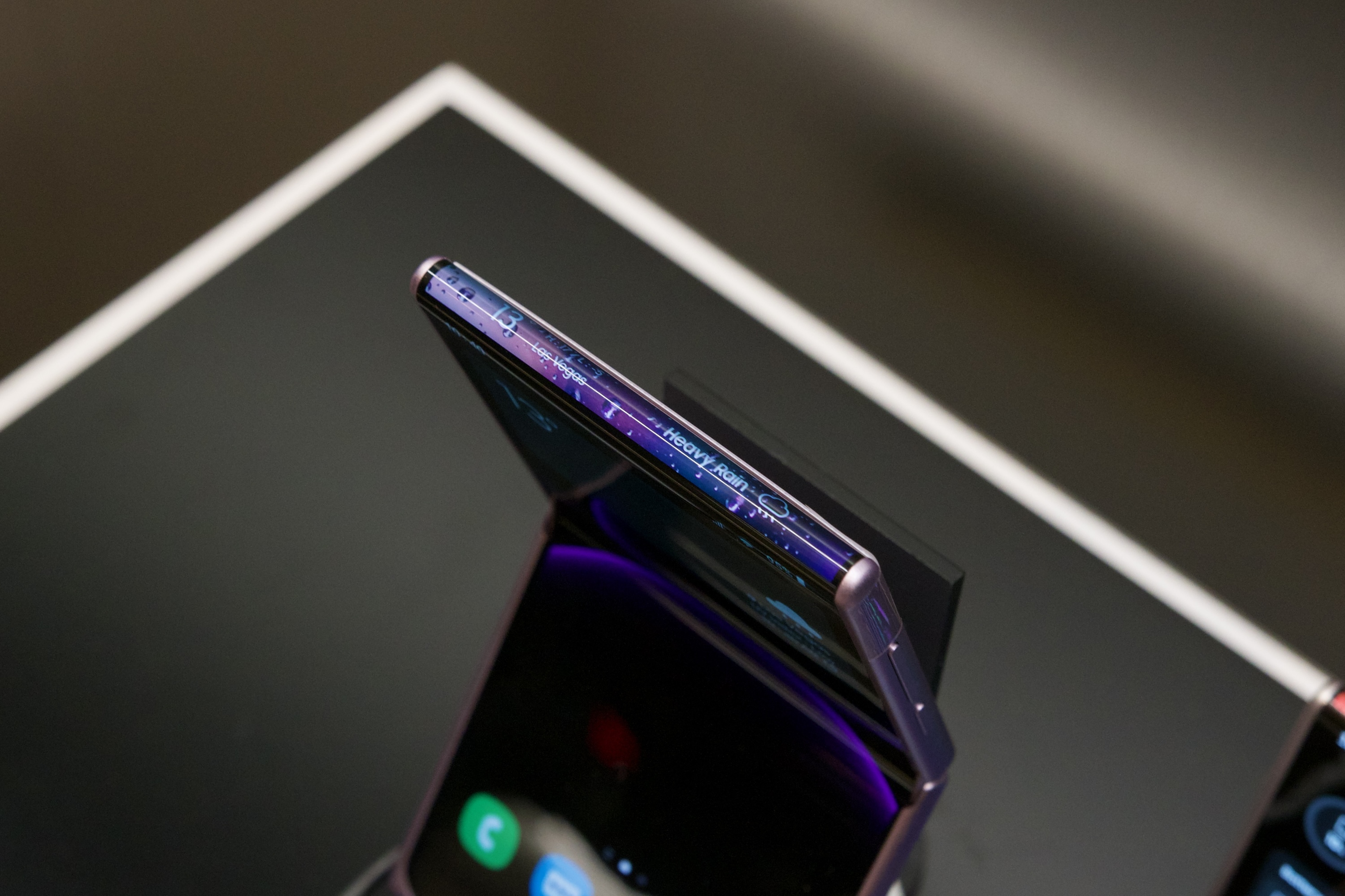 Samsung's "Flex Liple" folding phone concept at CES 2024.