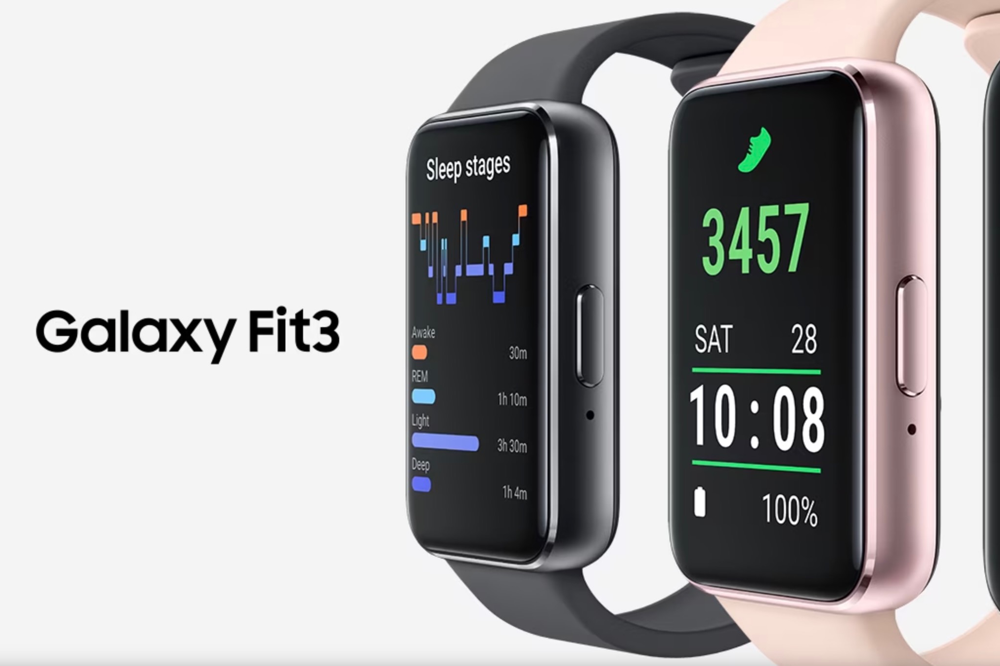 تصویری فاش شده که احتمالاً ساعت هوشمند Samsung Galaxy FIt 3 را نشان می دهد.