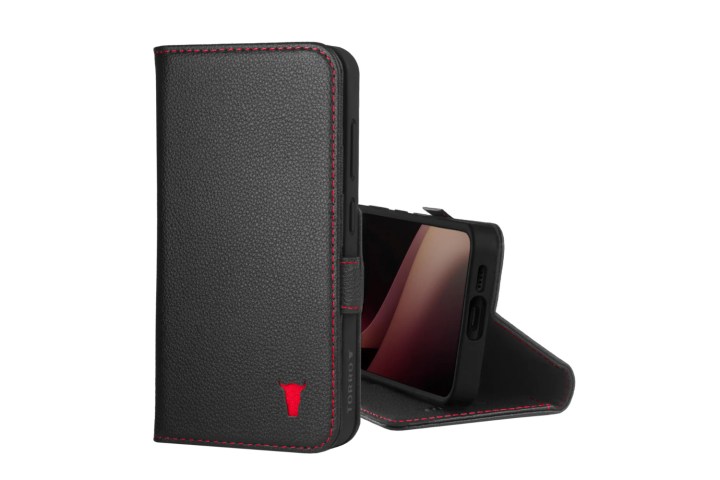 The Torro leather wallet case on a blank background.