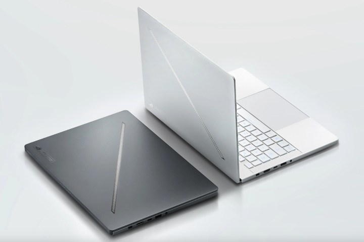 A rendering of the two color options for the Asus Zephyrus G14.