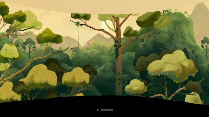 Apple Vision Pro gameplay of Gibbon: Beyond the Trees.