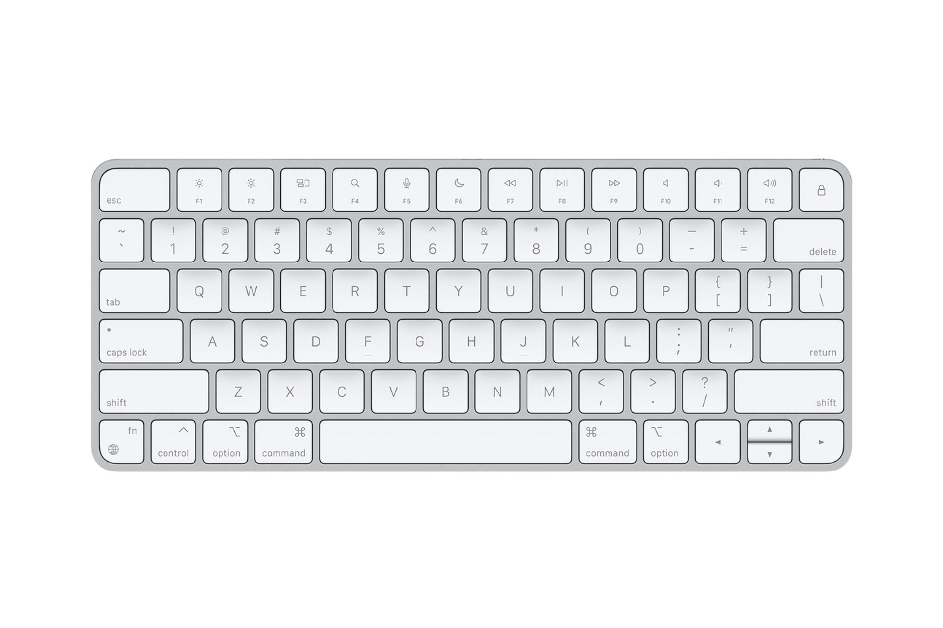 Apple Magic Keyboard appears on a white background.