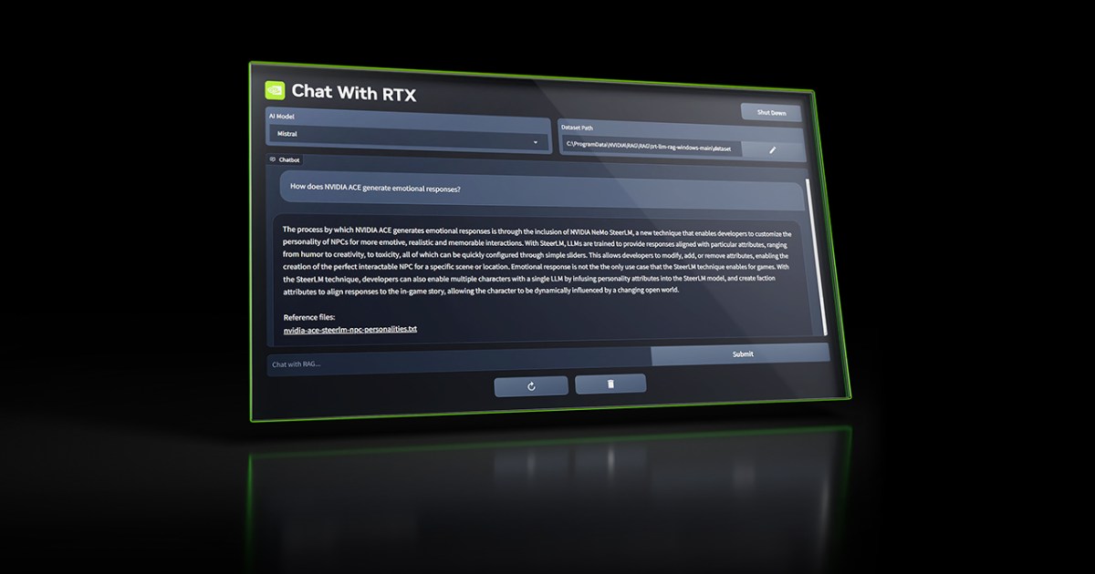 Nvidia Sets New Standard with Chat with RTX AI Bot – Here’s How to Use It