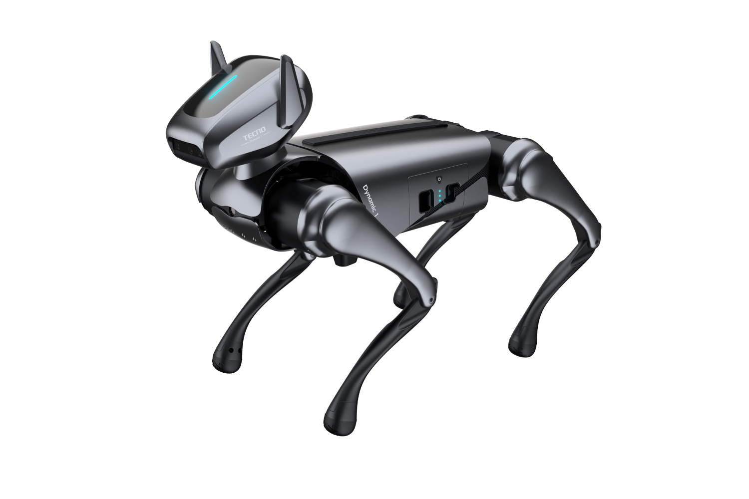 Tecno's Dynamic 1 robot dog from another angle.