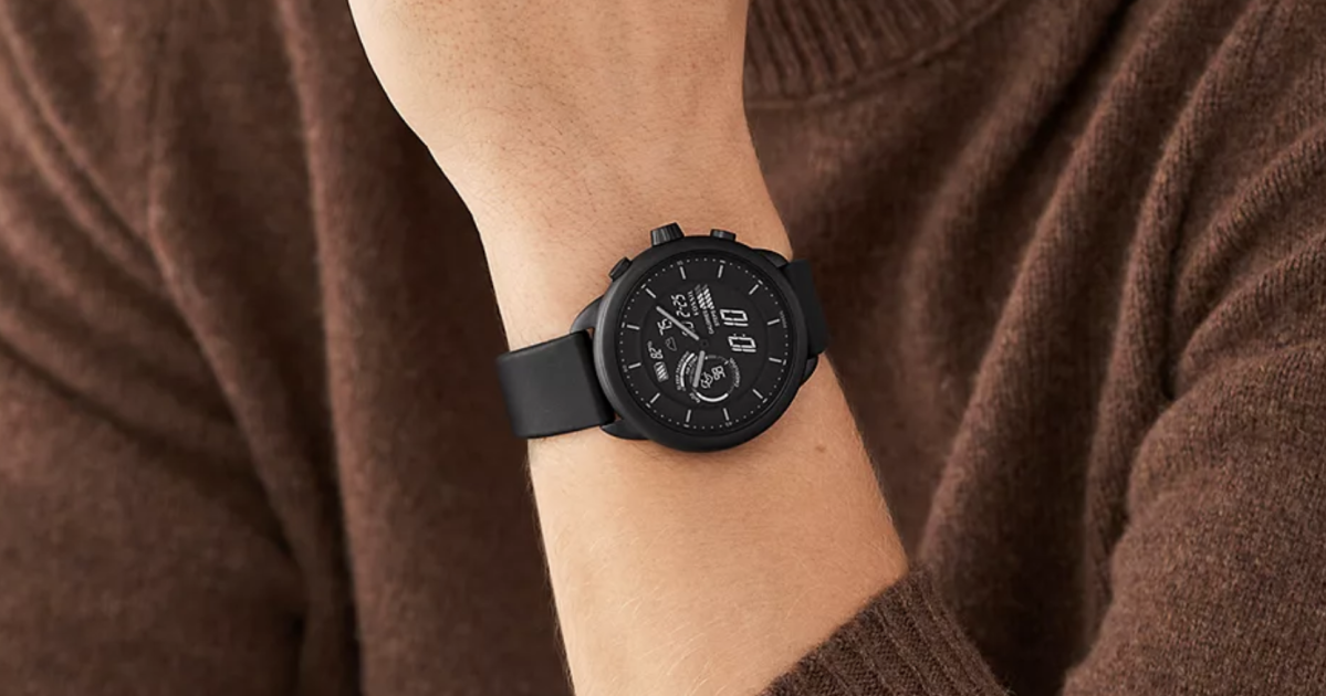 This discreet-looking Fossil smartwatch is 50% off right now