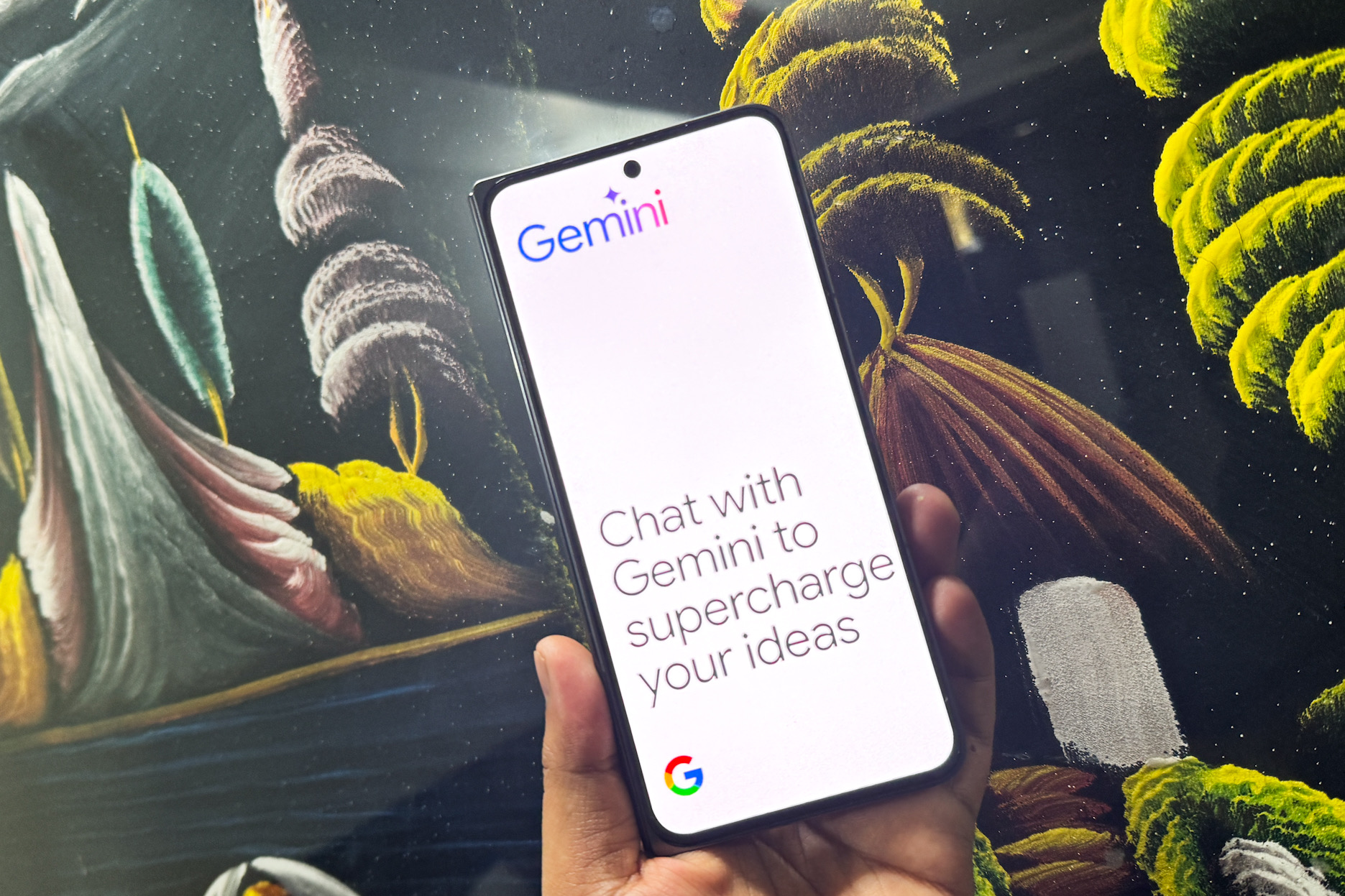 Приложение Google Gemini на Android.