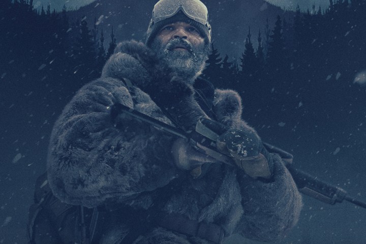 Jeffrey Wright holds a gun on the poster for Hold the Dark.