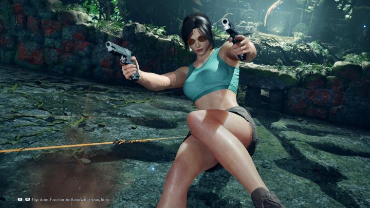 Nina as Lara Croft in Tekken 8.