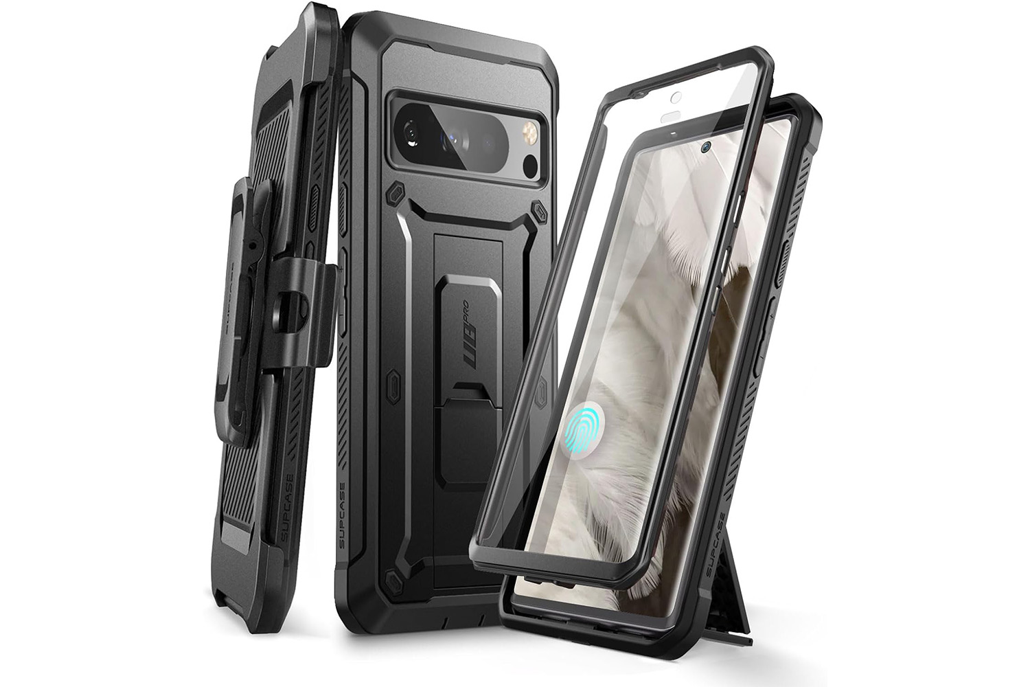 Spigen Liquid Air Armor Designed for Pixel 8 Pro Case (2023) - Matte Black