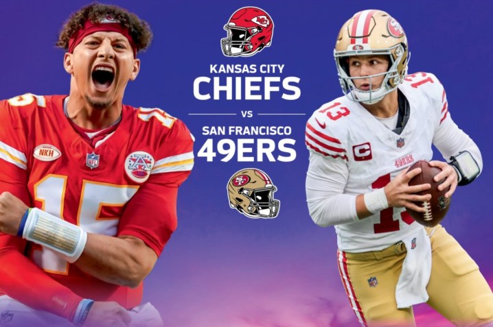 Super Bowl LVIII 49ers vs Chiefs del programa oficial