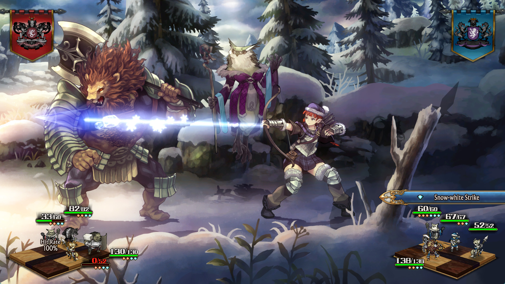 Gameplay from Unicorn Overlord.