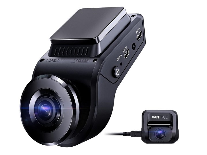 The cameras of the Vantrue S1 Dash Cam.