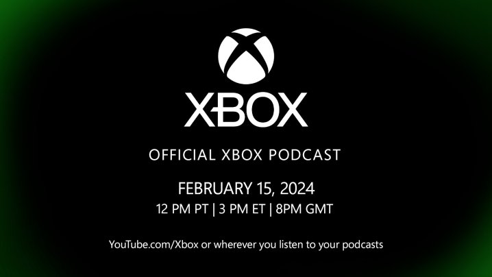 Key art for the February 15 Xbox podcast
