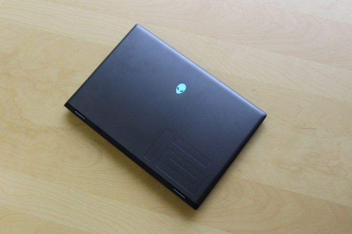 The lid of the Alienware m16 R2.
