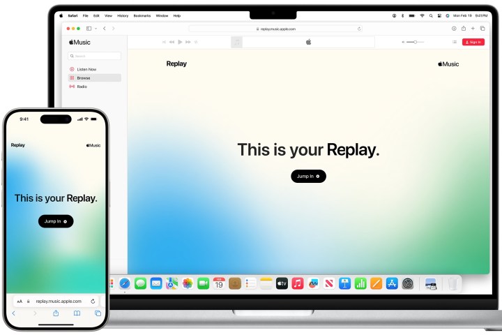 Capturas de pantalla de Apple Music Replay a través de Apple.