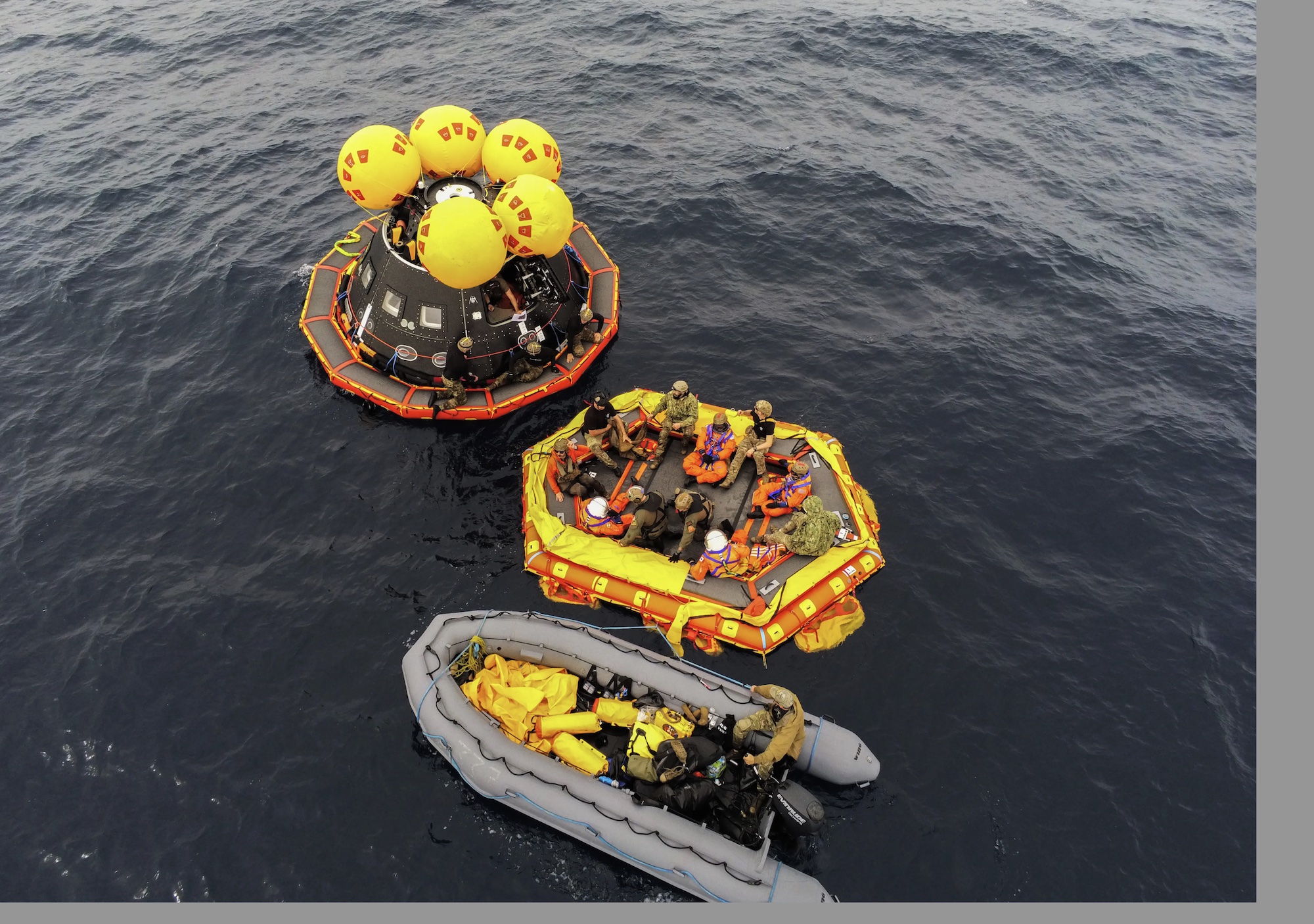 Artemis II lunar crew rehearses splashdown in the Pacific - Vimarsana News