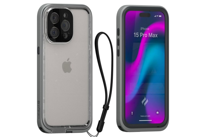 Render of the Catalyst Total Protection case for the iPhone 15 Pro.