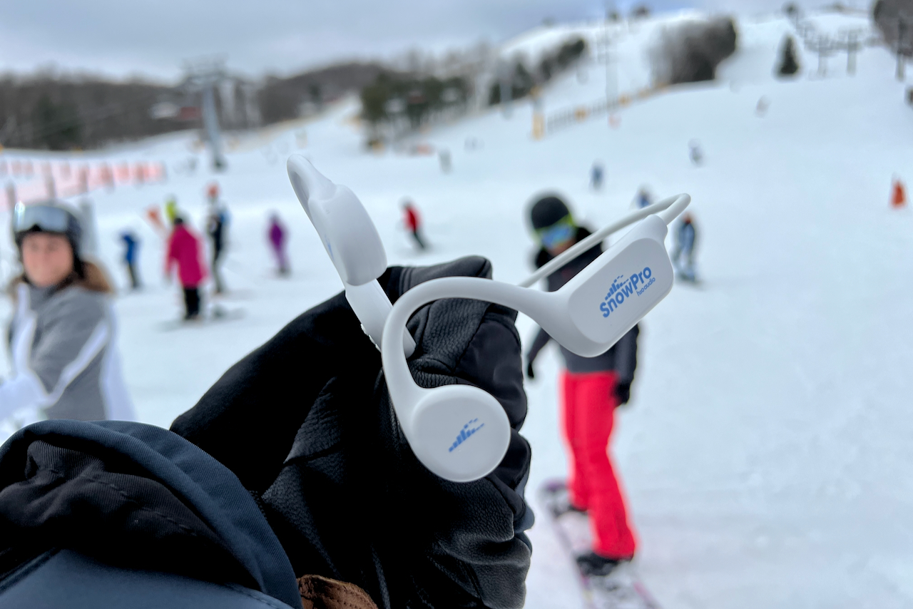 The H2O Audio SnowPro headphones.