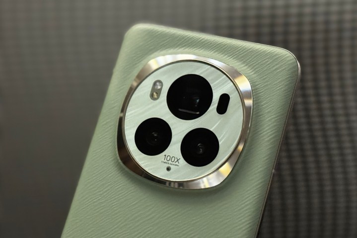 A close-up photo of the Honor Magic 6 Pro camera.