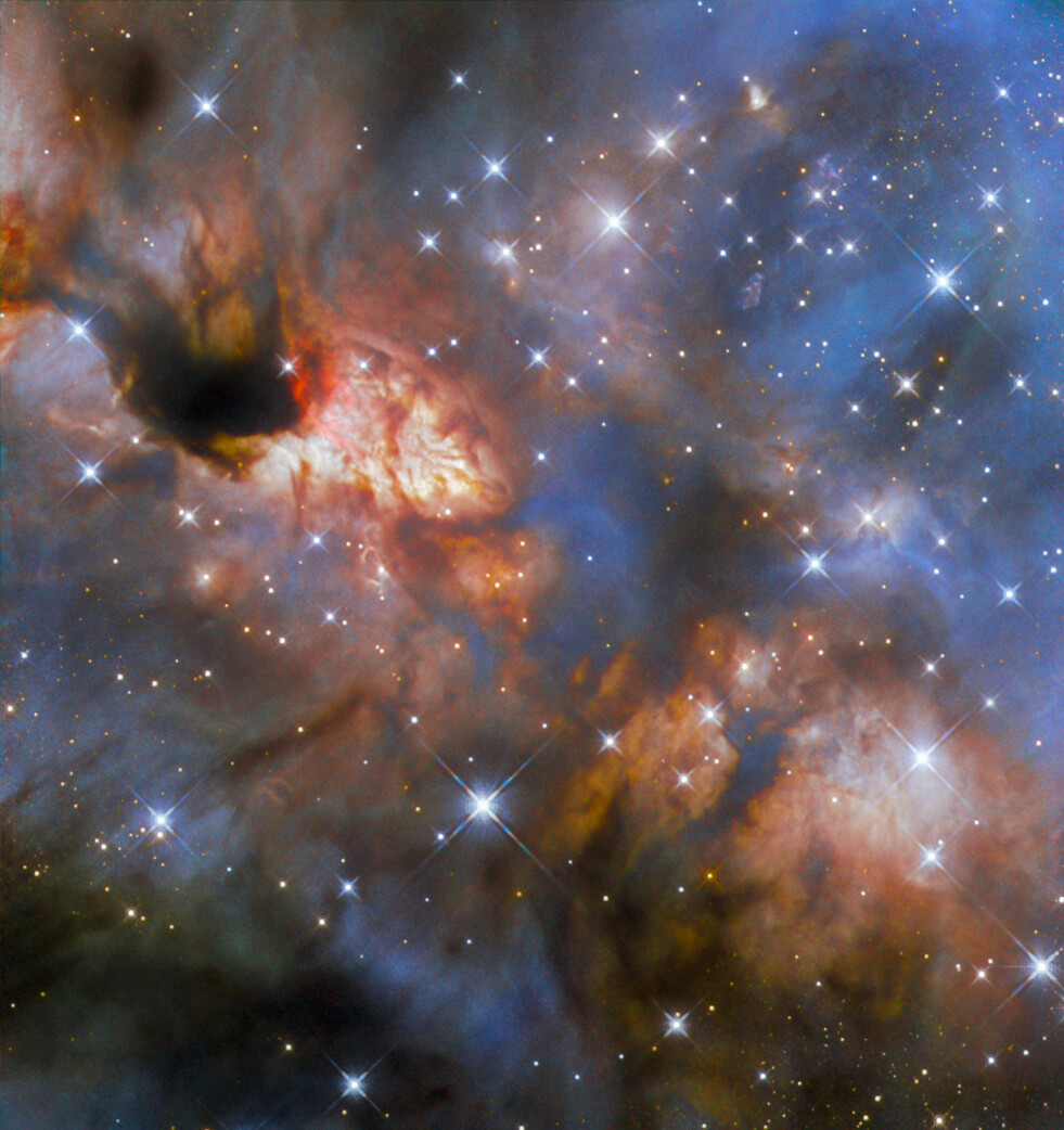 Hubble spots massive star forming amid cloud of dust and gas - Vimarsana News