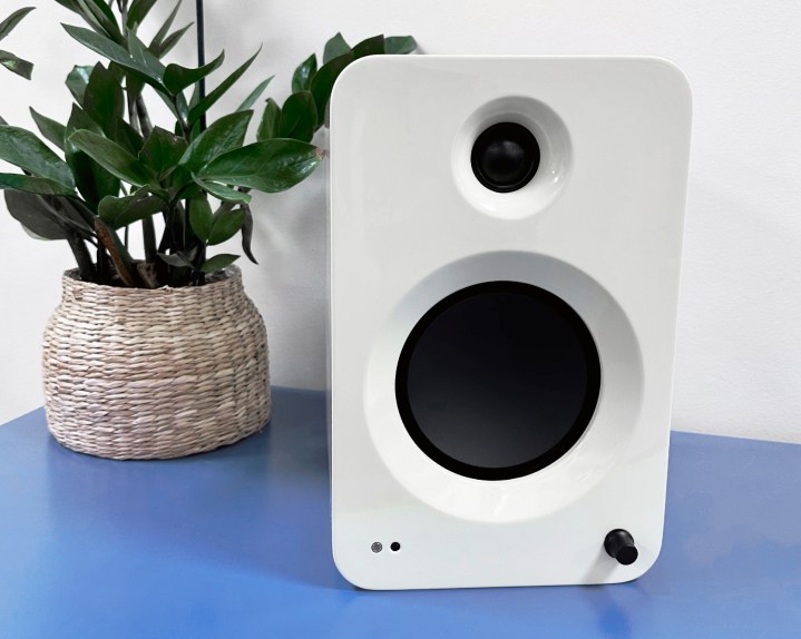 The front of the Kanto Audio REN powered speaker.