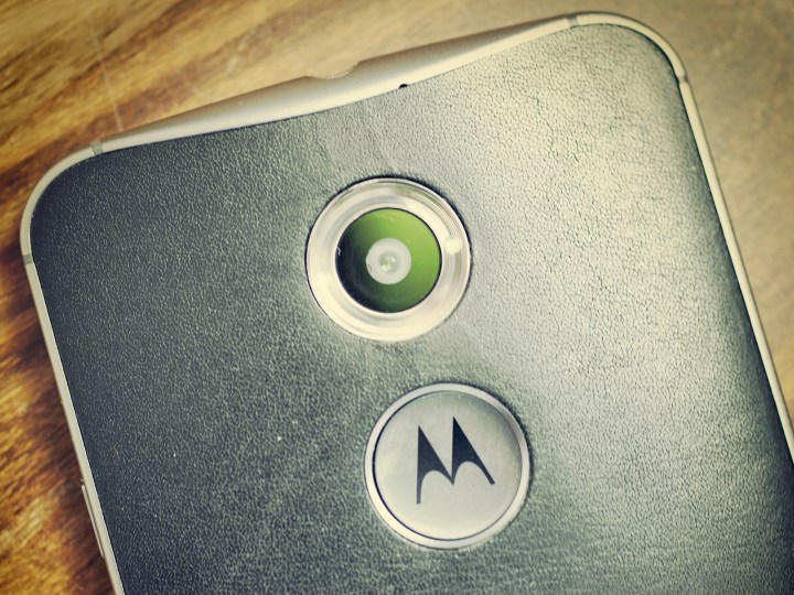 The second-generation Motorola Moto X, in 2014.